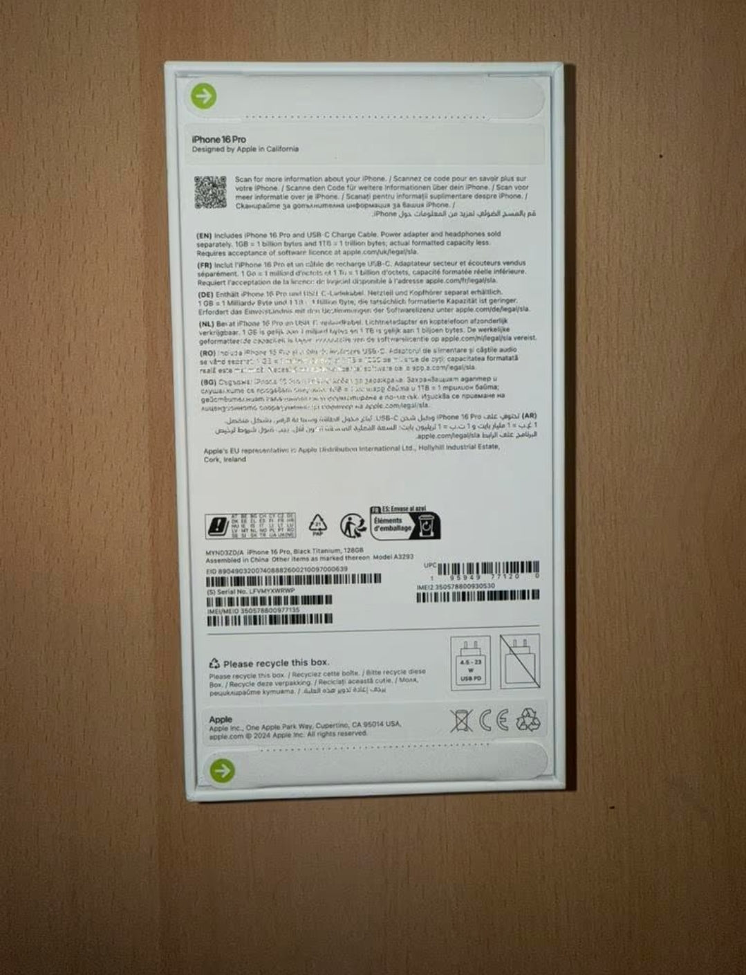 Iphone 16 pro max 256GB